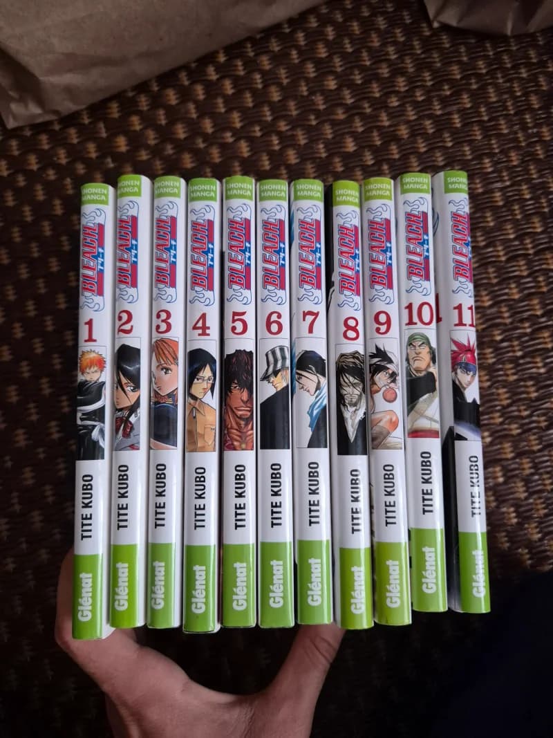 Lot de manga Bleach Tome 1 à 11