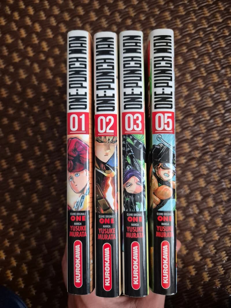 One-Punch Man - Lot manga One Punch Manga tome 1-2-3-5