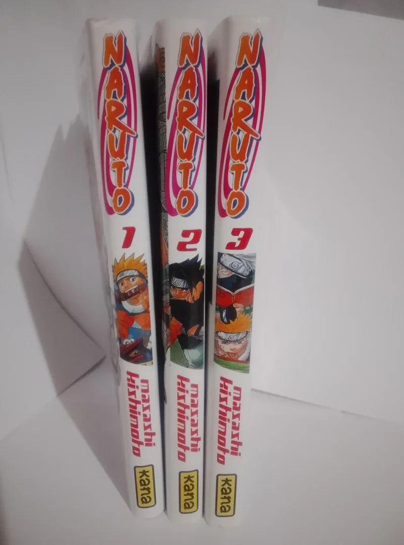 Naruto tome 1,2,3