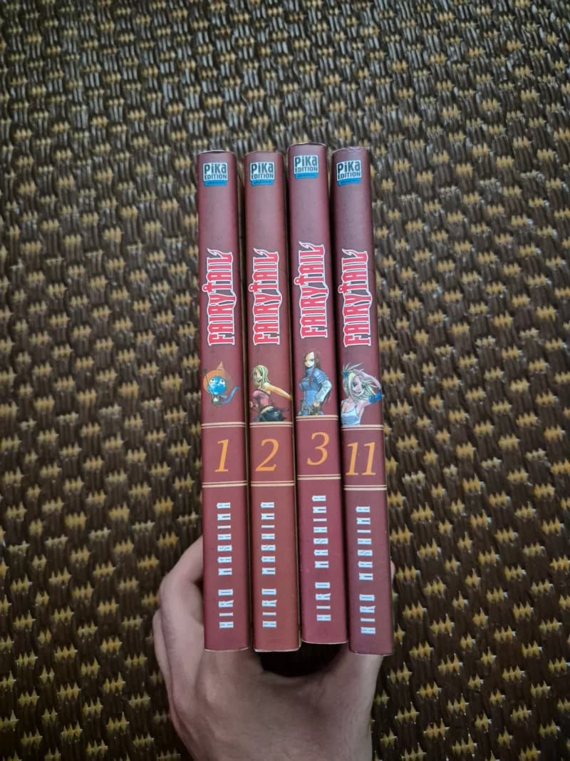 Fairy Tail Tome 1 à 3 et 11