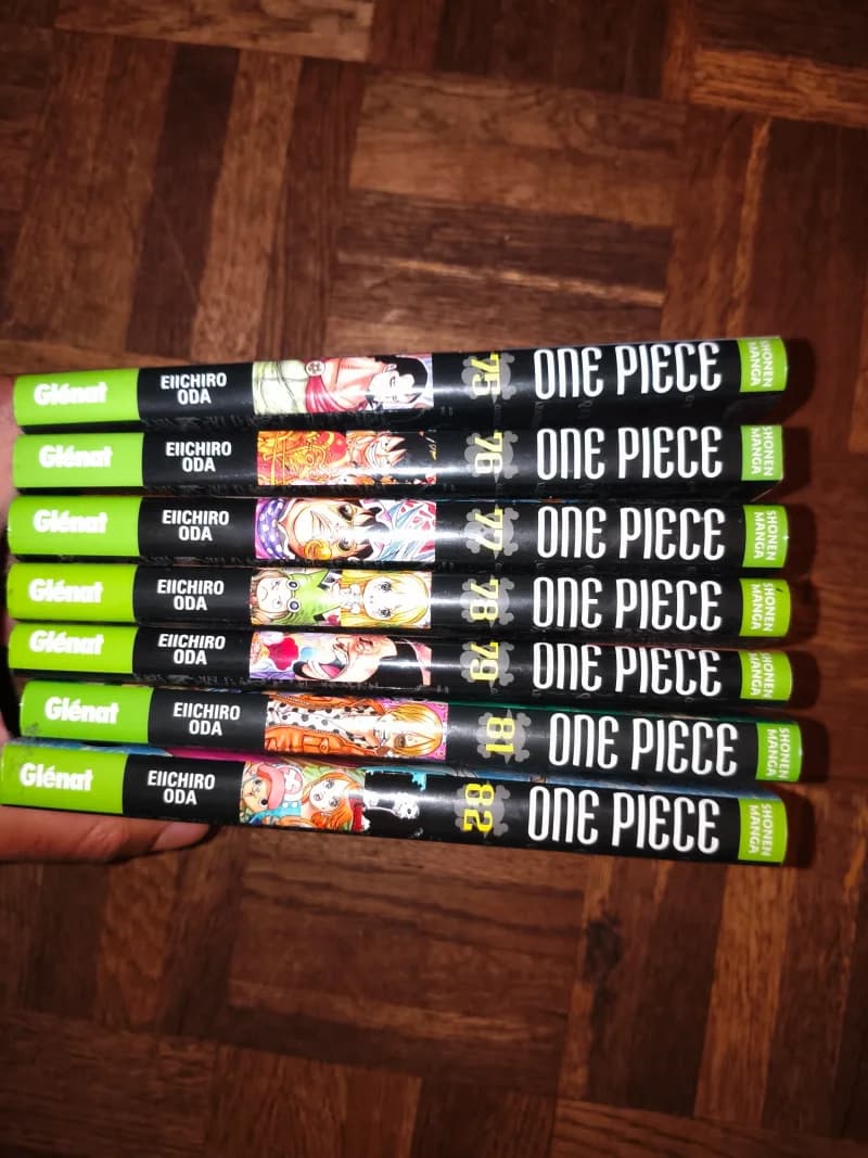 One piece 75,76,77,78,79,81,82