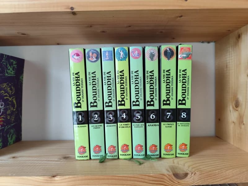 La Vie de Bouddha – Intégrale 8 tomes – Osamu Tezuka – Tonkam 1ère édition